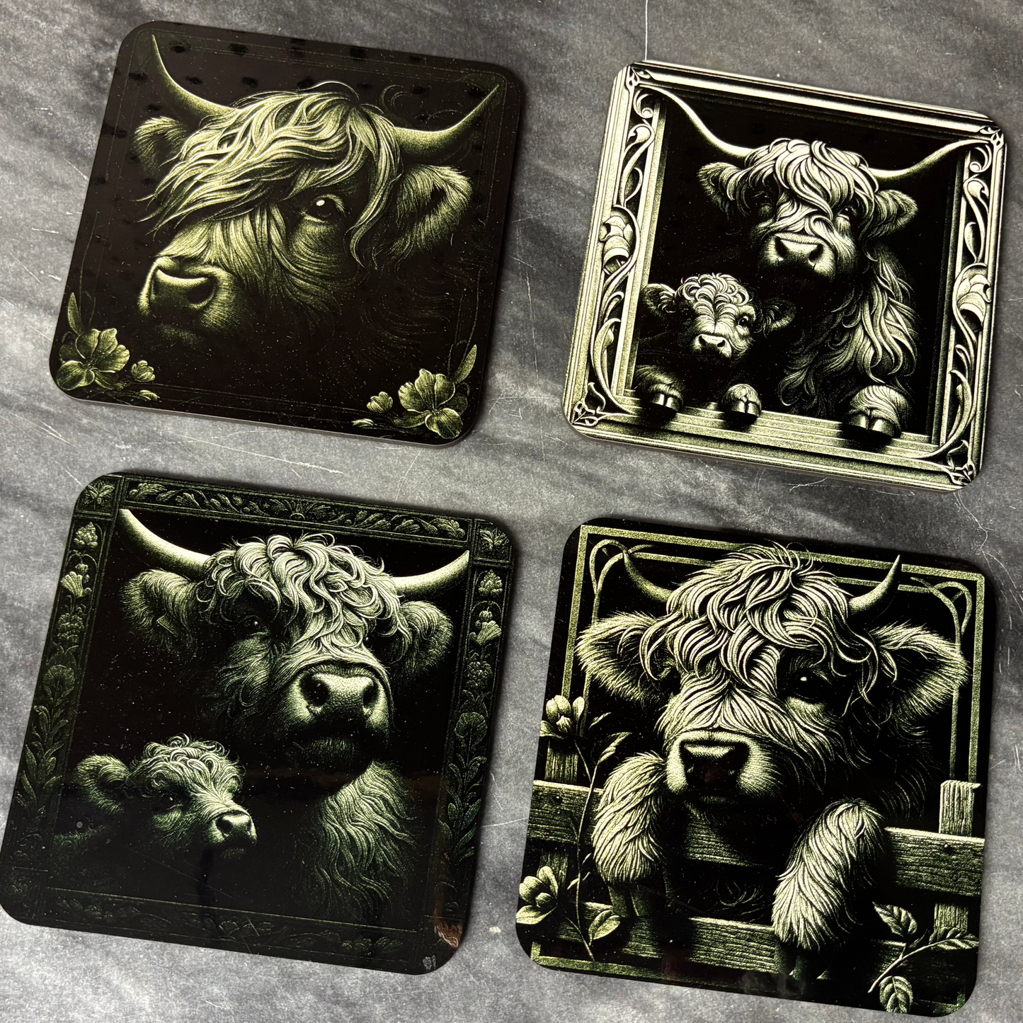Square House Coasters