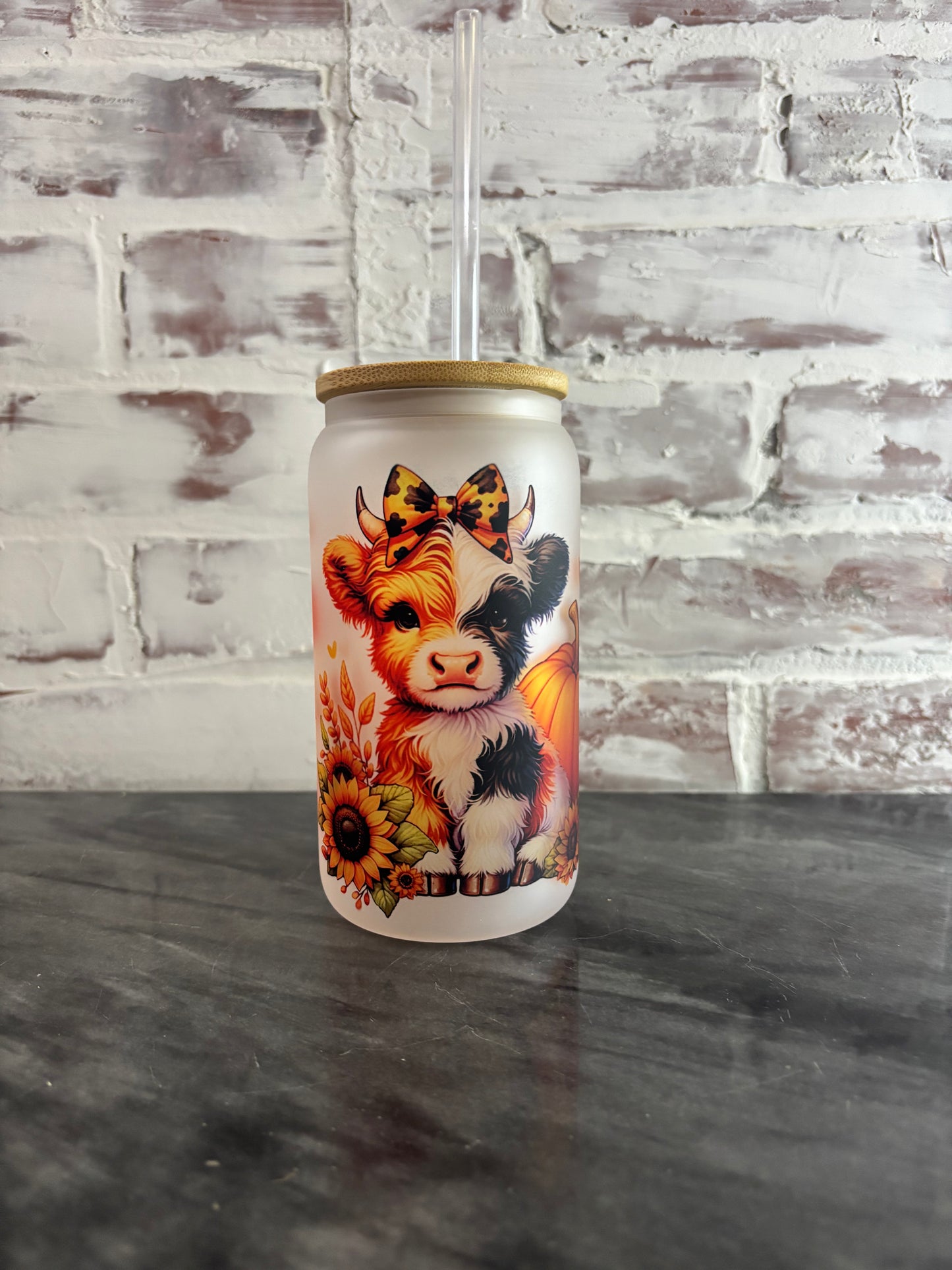 16 Oz Glass Tumbler