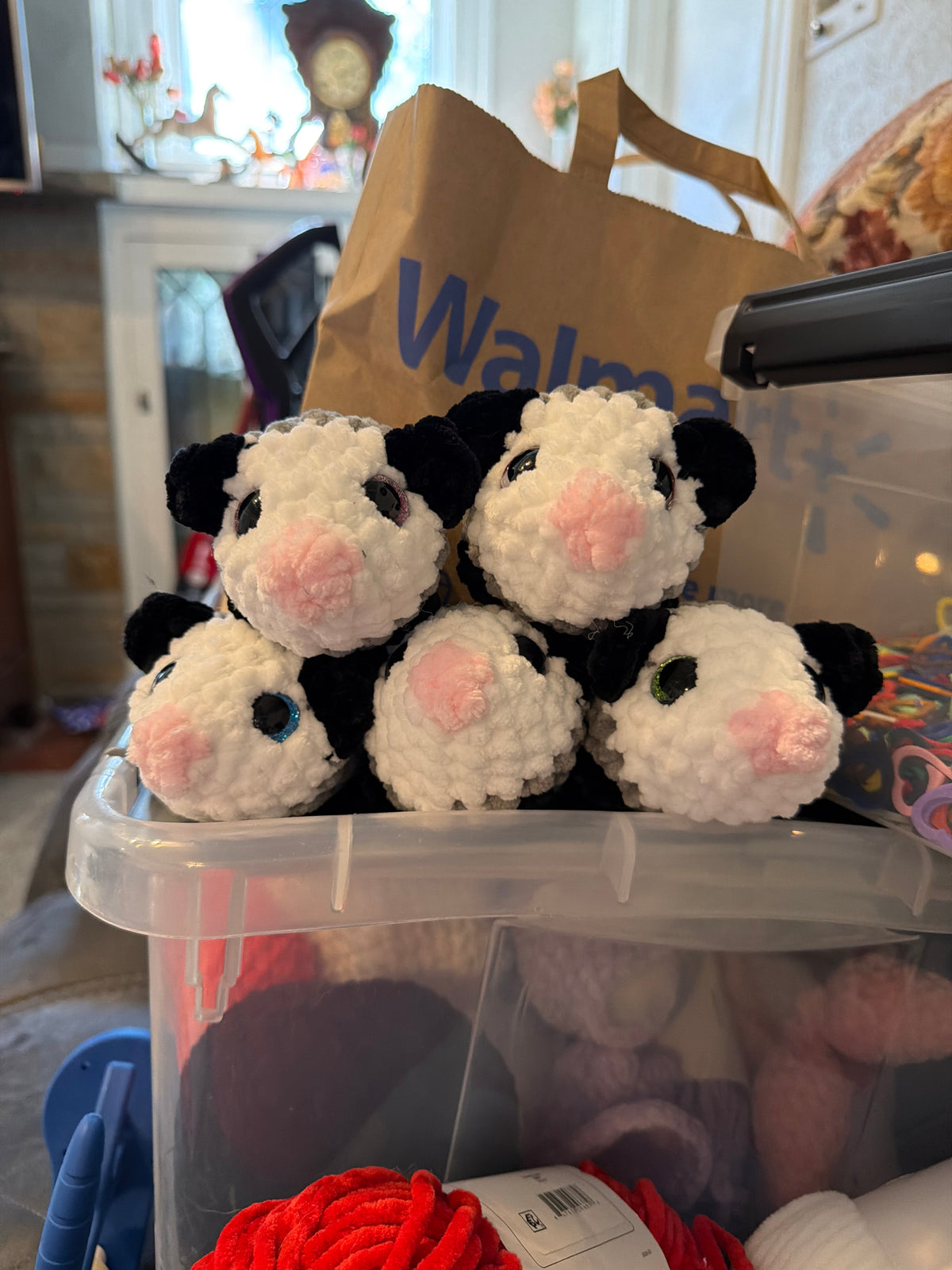Crochet Opossum Stuffed Animal