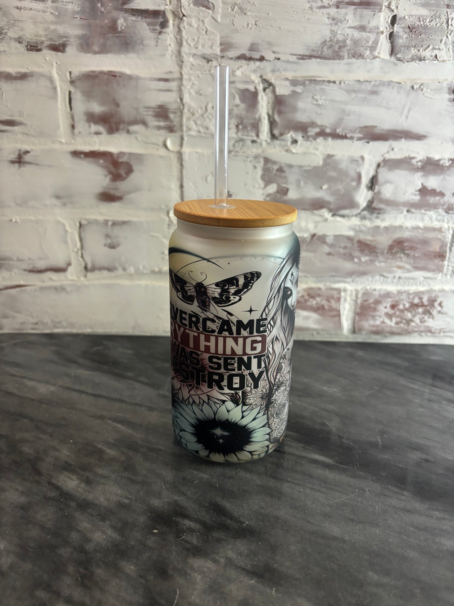 16 Oz Glass Tumbler