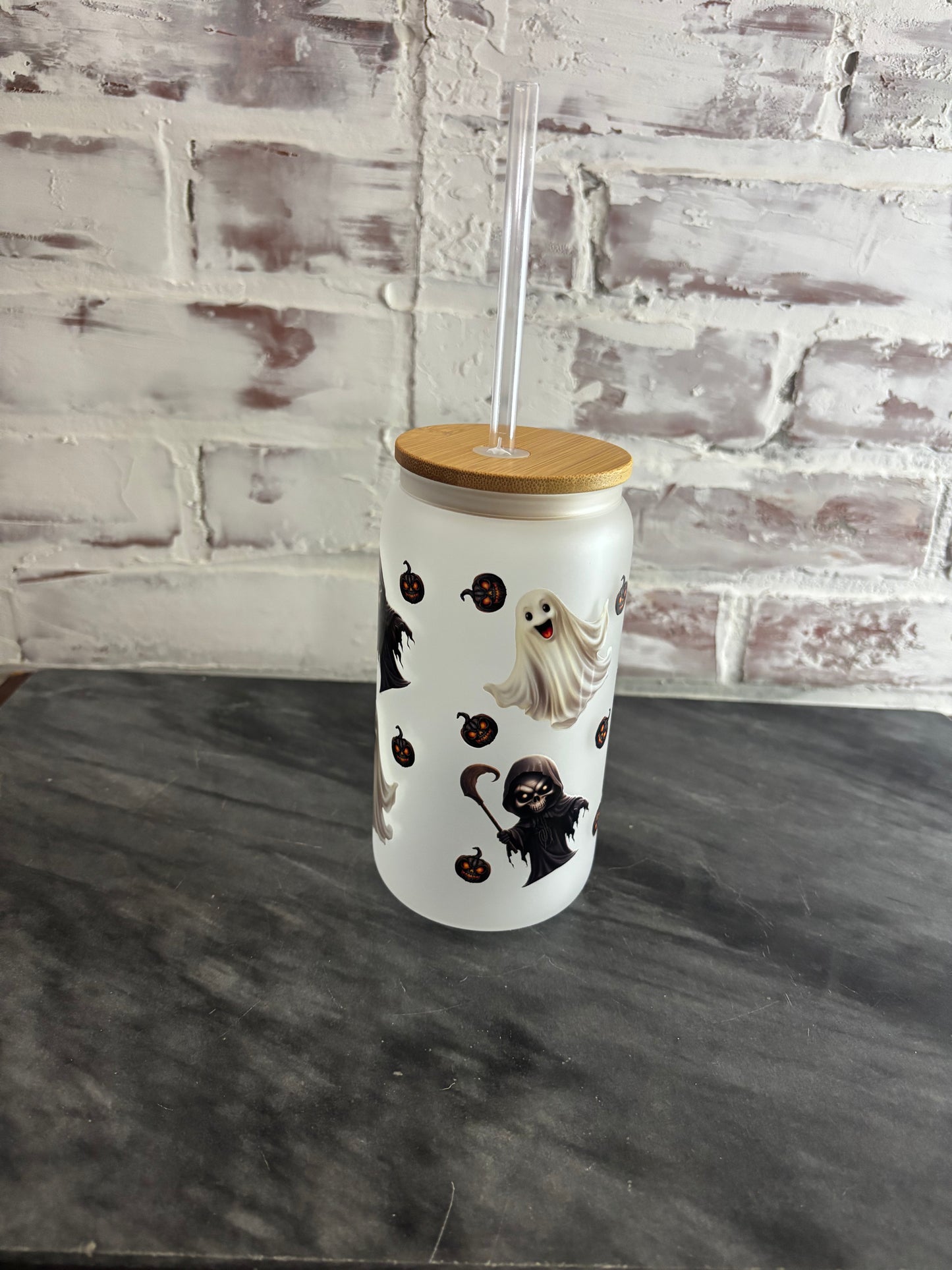16 Oz Glass Tumbler