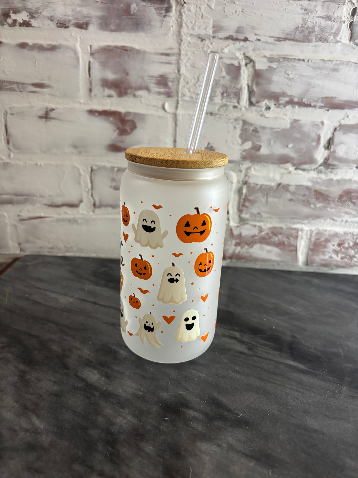 16 Oz Glass Tumbler
